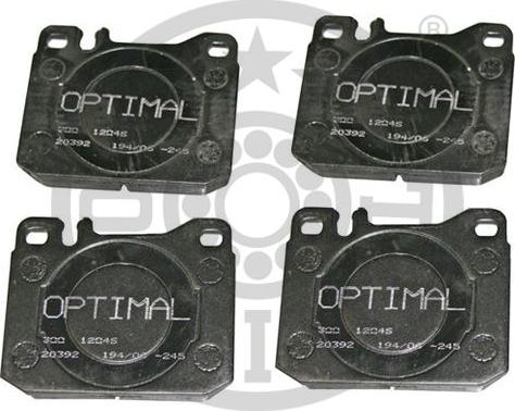 Optimal BP-12046 - Гальмівні колодки, дискові гальма autozip.com.ua