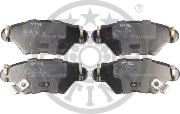 Optimal BP-12081 - Гальмівні колодки, дискові гальма autozip.com.ua