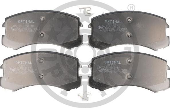 Optimal BP-12193 - Гальмівні колодки, дискові гальма autozip.com.ua