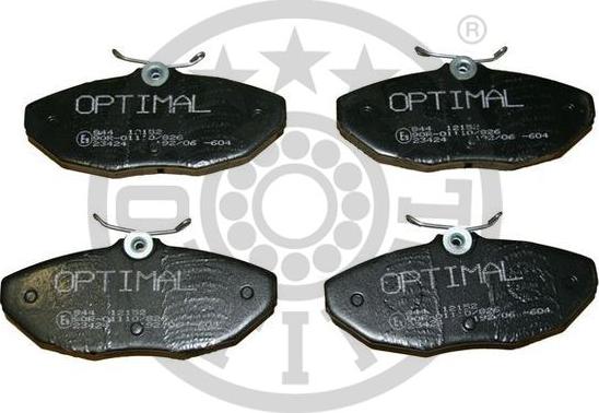 Optimal BP-12152 - Гальмівні колодки, дискові гальма autozip.com.ua