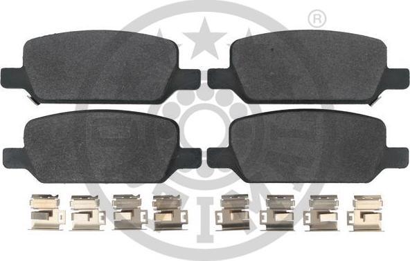 OPTIMAL BP-12810 - Гальмівні колодки, дискові гальма autozip.com.ua