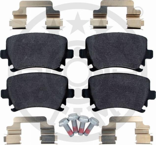 OPTIMAL BP-12884 - Гальмівні колодки, дискові гальма autozip.com.ua