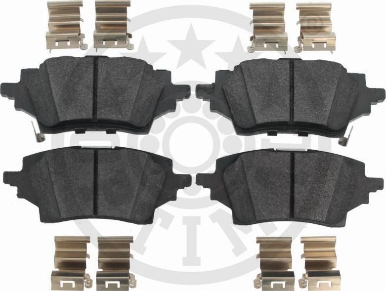 OPTIMAL BP-12833 - Гальмівні колодки, дискові гальма autozip.com.ua