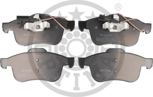 OPTIMAL BP-12319 - Гальмівні колодки, дискові гальма autozip.com.ua