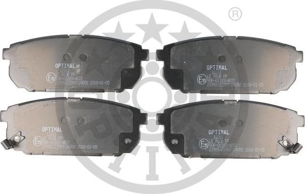 Optimal BP-12261 - Гальмівні колодки, дискові гальма autozip.com.ua