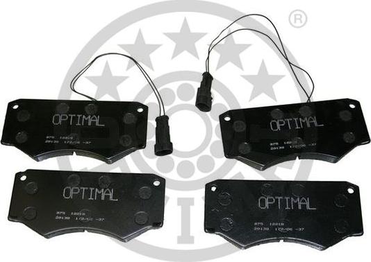 Optimal BP-12218 - Гальмівні колодки, дискові гальма autozip.com.ua