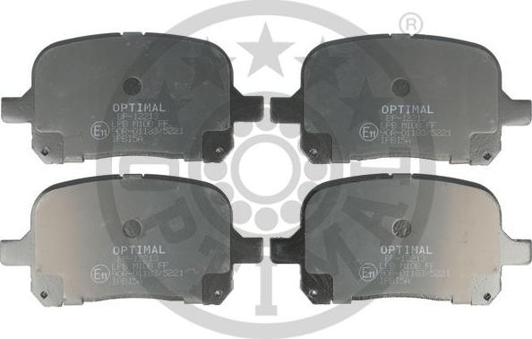 Optimal BP-12213 - Гальмівні колодки, дискові гальма autozip.com.ua