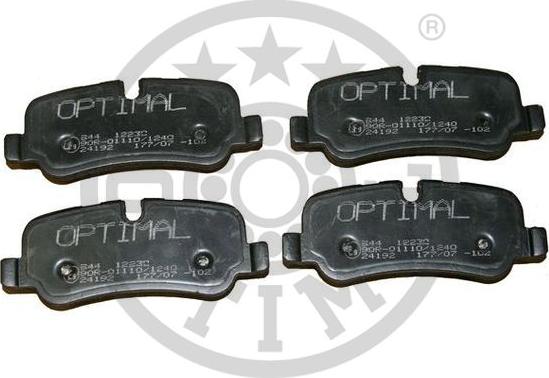 Optimal BP-12230 - Гальмівні колодки, дискові гальма autozip.com.ua