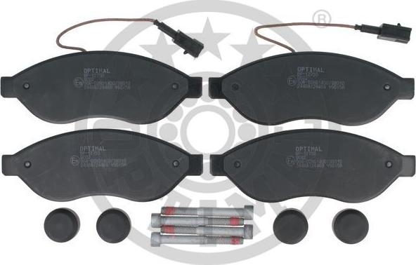 Optimal BP-12750 - Гальмівні колодки, дискові гальма autozip.com.ua