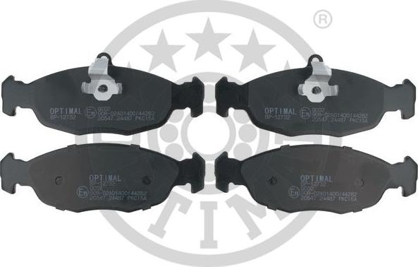 Optimal BP-12732 - Гальмівні колодки, дискові гальма autozip.com.ua