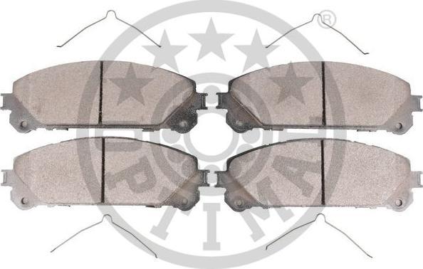 OPTIMAL BP-12721 - Гальмівні колодки, дискові гальма autozip.com.ua