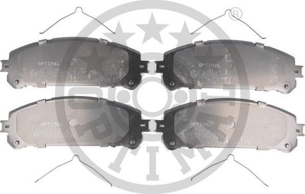OPTIMAL BP-12721 - Гальмівні колодки, дискові гальма autozip.com.ua