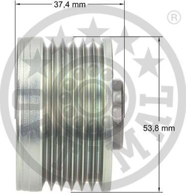 OPTIMAL F5-1041 - Ремінний шків, генератор autozip.com.ua