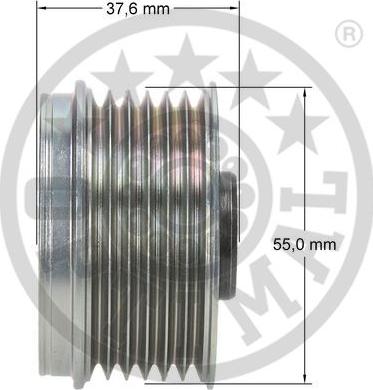 Optimal F5-1082 - Ремінний шків, генератор autozip.com.ua