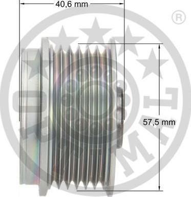 OPTIMAL F5-1033 - Ремінний шків, генератор autozip.com.ua