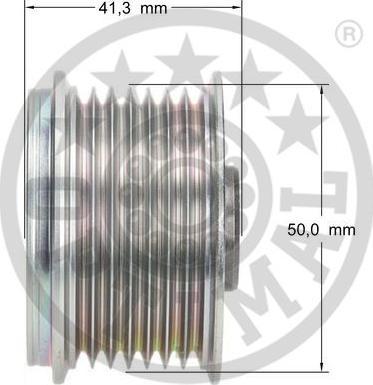 OPTIMAL F5-1073 - Ремінний шків, генератор autozip.com.ua