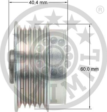 Optimal F5-1133 - Ремінний шків, генератор autozip.com.ua