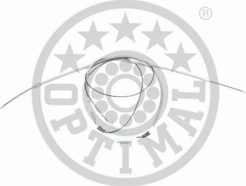 OPTIMAL HK-2866 - Трос, гальмівна система autozip.com.ua