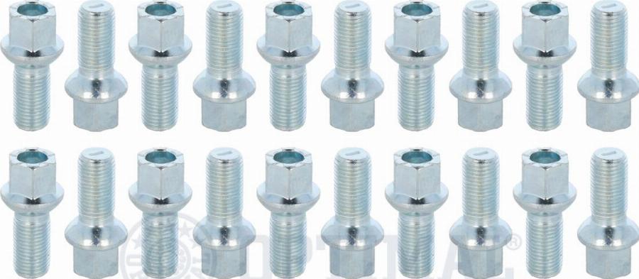 OPTIMAL OP-UWB10001-20 - Болт для кріплення колеса autozip.com.ua