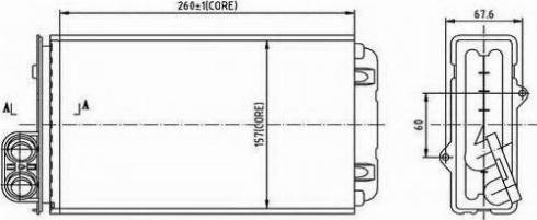 Ordonez 2066916 - Теплообмінник, опалення салону autozip.com.ua