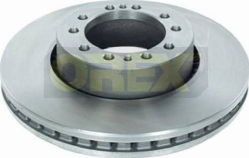 Orex 645015 - Гальмівний диск autozip.com.ua