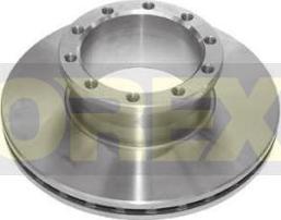 Orex 245010 - Гальмівний диск autozip.com.ua