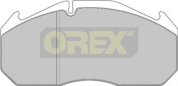 Orex 242008 - Гальмівні колодки, дискові гальма autozip.com.ua