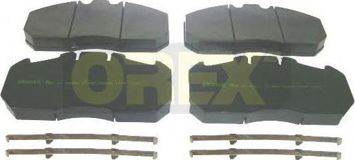 Orex 242011 - Гальмівні колодки, дискові гальма autozip.com.ua