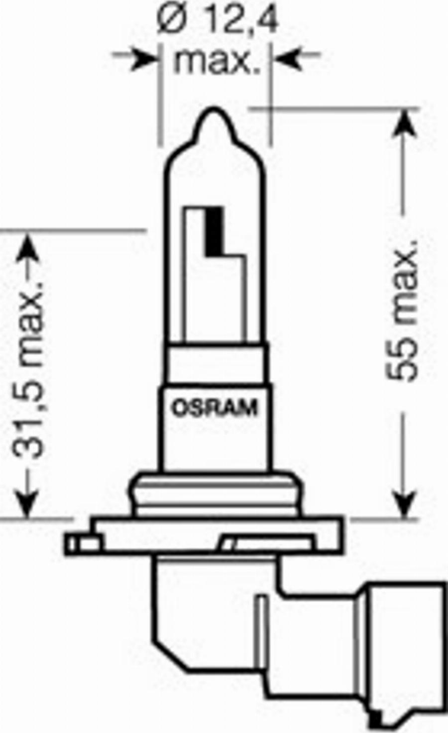 Osram 9005CBI - Лампа розжарювання, протитуманні фари autozip.com.ua