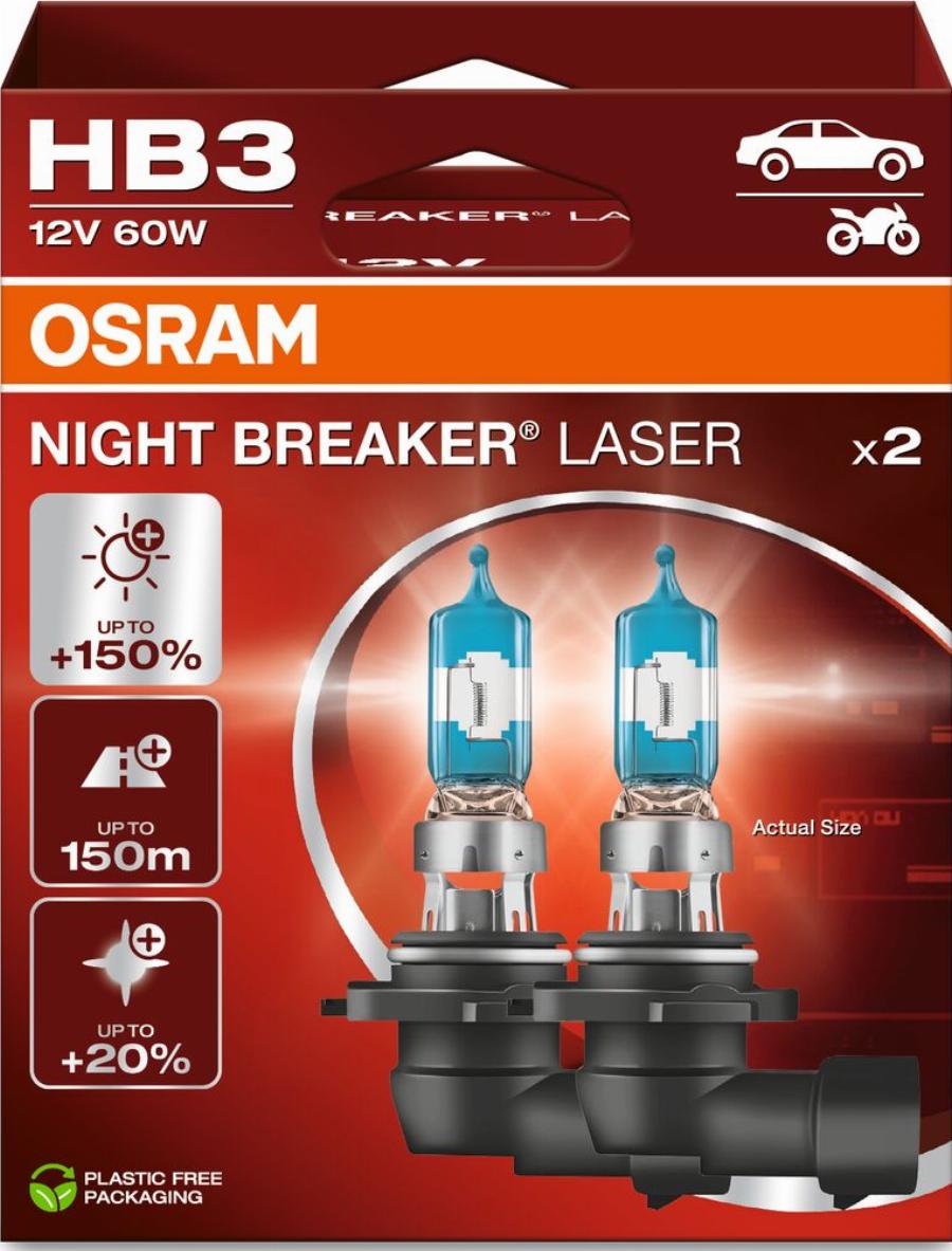 OSRAM 9005NL-2HB - Лампа розжарювання, фара дальнього світла autozip.com.ua