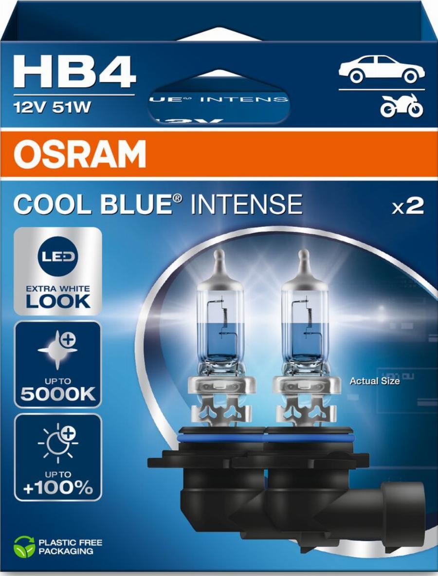 OSRAM 9006CBN-2HB - Лампа розжарювання, фара дальнього світла autozip.com.ua