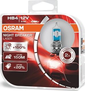 Osram 9006NL-HCB - Лампа розжарювання, фара дальнього світла autozip.com.ua