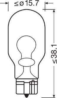 OSRAM 921-2BL - Лампа розжарювання, ліхтар покажчика повороту autozip.com.ua