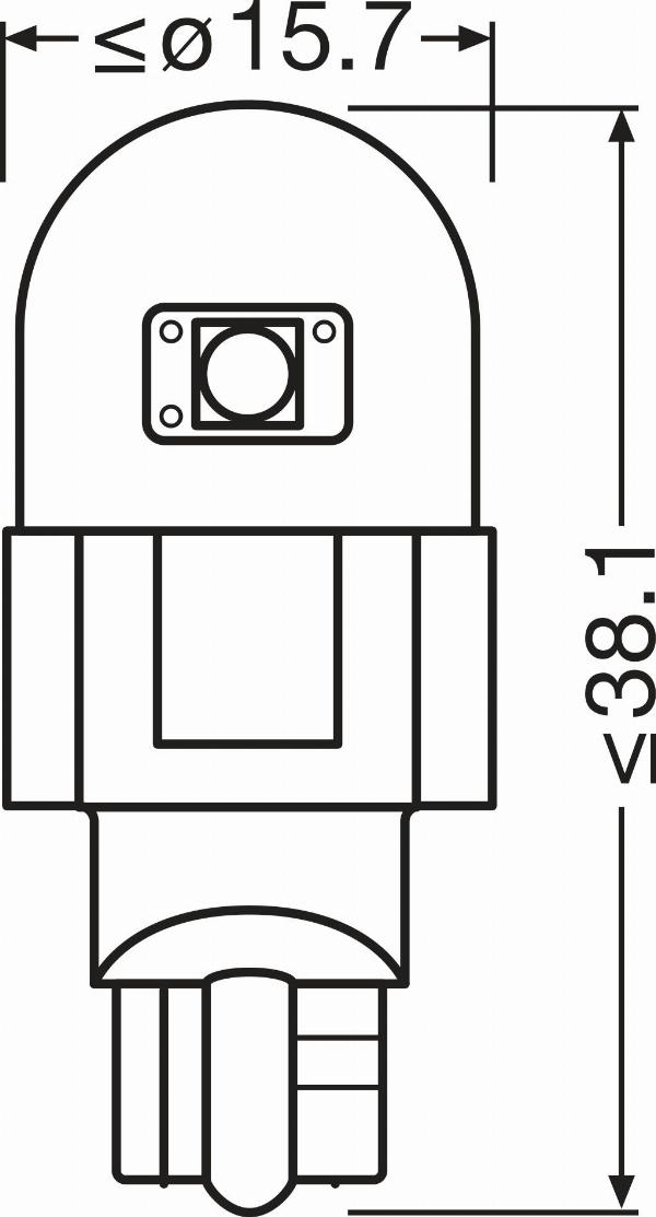 OSRAM 921DRP-2BL - Лампа розжарювання, Освітлення салону autozip.com.ua