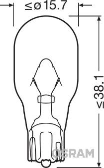 OSRAM 921NA - Лампа розжарювання, ліхтар покажчика повороту autozip.com.ua