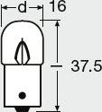 Osram 5626 - Лампа розжарювання, задній габаритний ліхтар autozip.com.ua