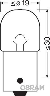 OSRAM 5009 - Лампа розжарювання, ліхтар покажчика повороту autozip.com.ua