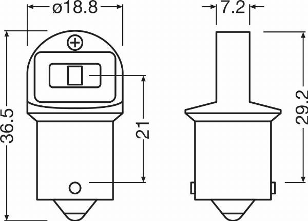 OSRAM 5007DWP-2BL - Лампа розжарювання, ліхтар покажчика повороту autozip.com.ua