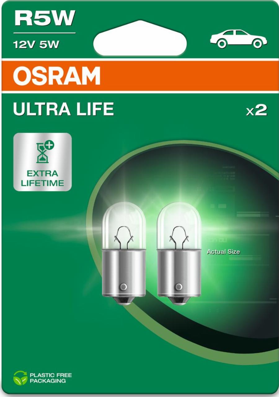 OSRAM 5007ULT-2BL - Лампа розжарювання, ліхтар покажчика повороту autozip.com.ua
