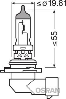 Osram 69006CBB-HCB - Лампа розжарювання, фара дальнього світла autozip.com.ua