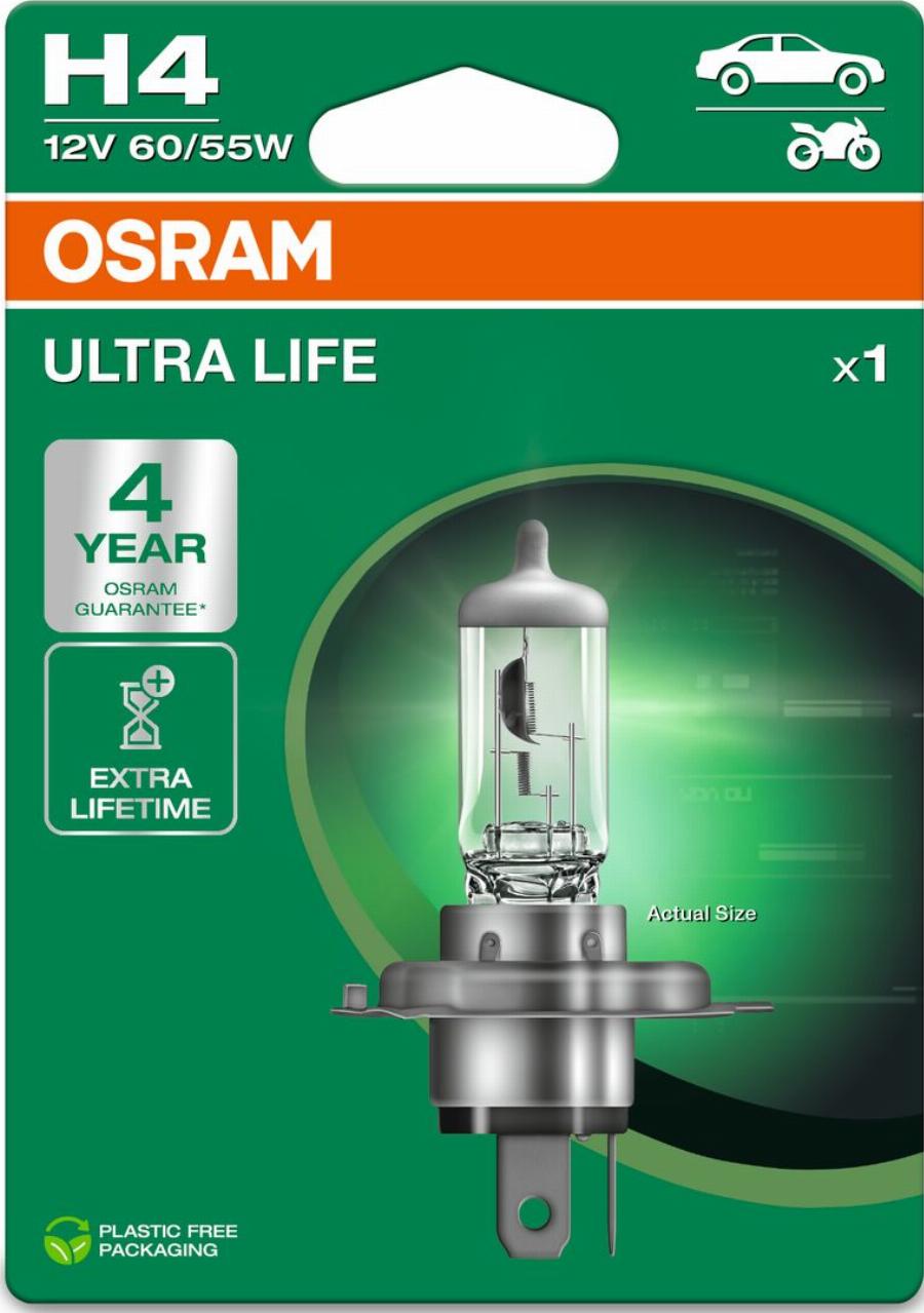 OSRAM 64193ULT-1BL - Лампа розжарювання, фара дальнього світла autozip.com.ua