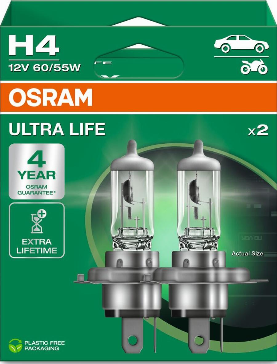 OSRAM 64193ULT-2HB - Лампа розжарювання, фара дальнього світла autozip.com.ua
