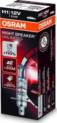 OSRAM 64150NBU - Лампа розжарювання, фара дальнього світла autozip.com.ua