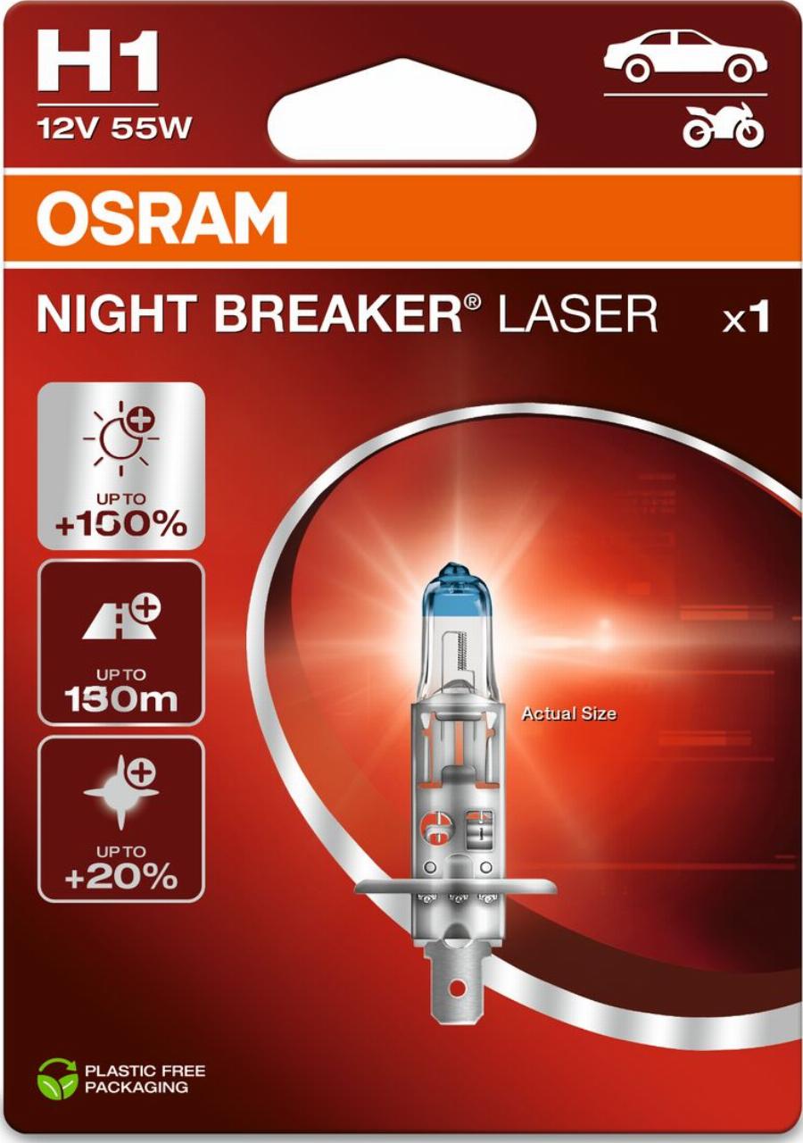 OSRAM 64150NL-1BL - Лампа розжарювання, фара дальнього світла autozip.com.ua
