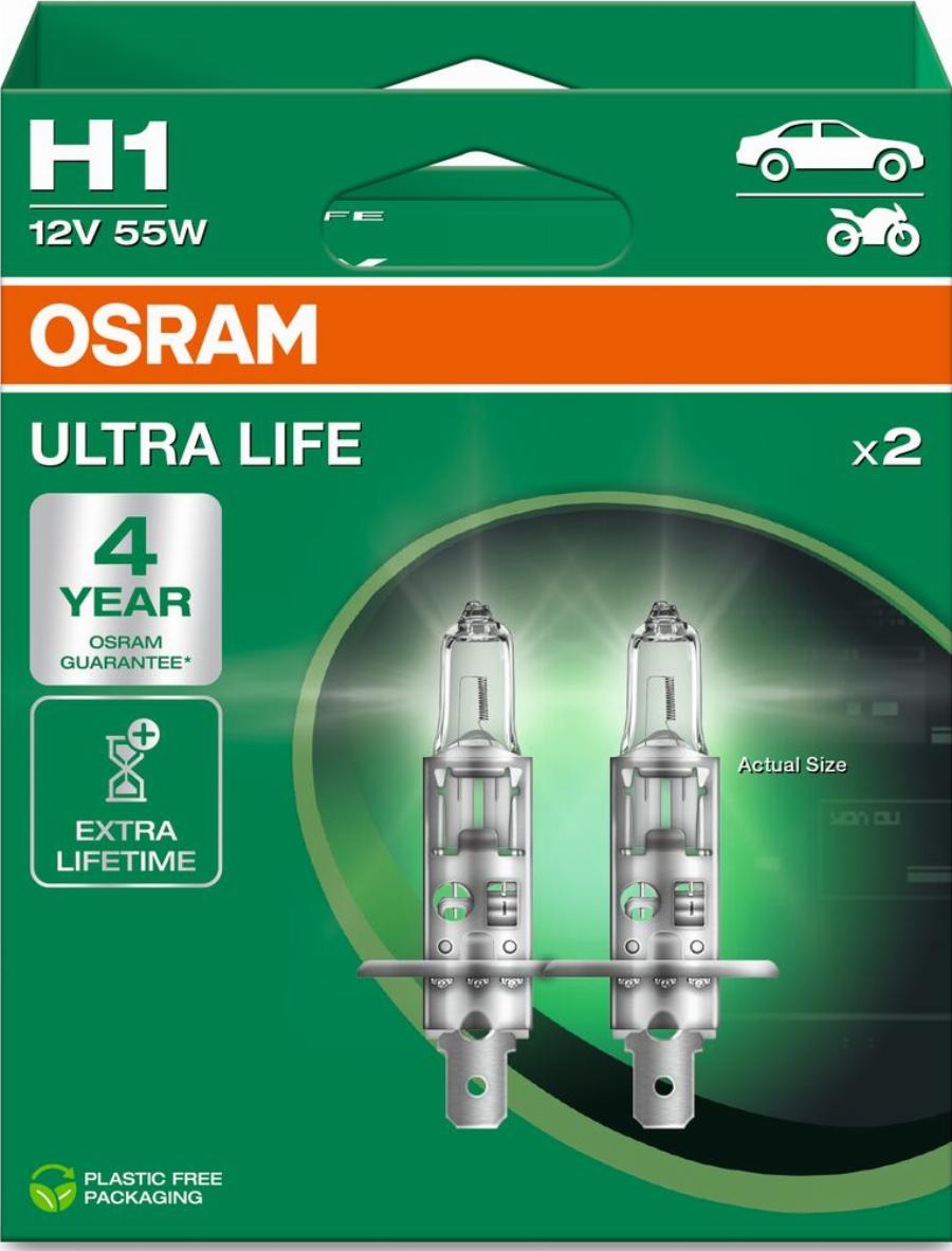 OSRAM 64150ULT-2HB - Лампа розжарювання, фара дальнього світла autozip.com.ua