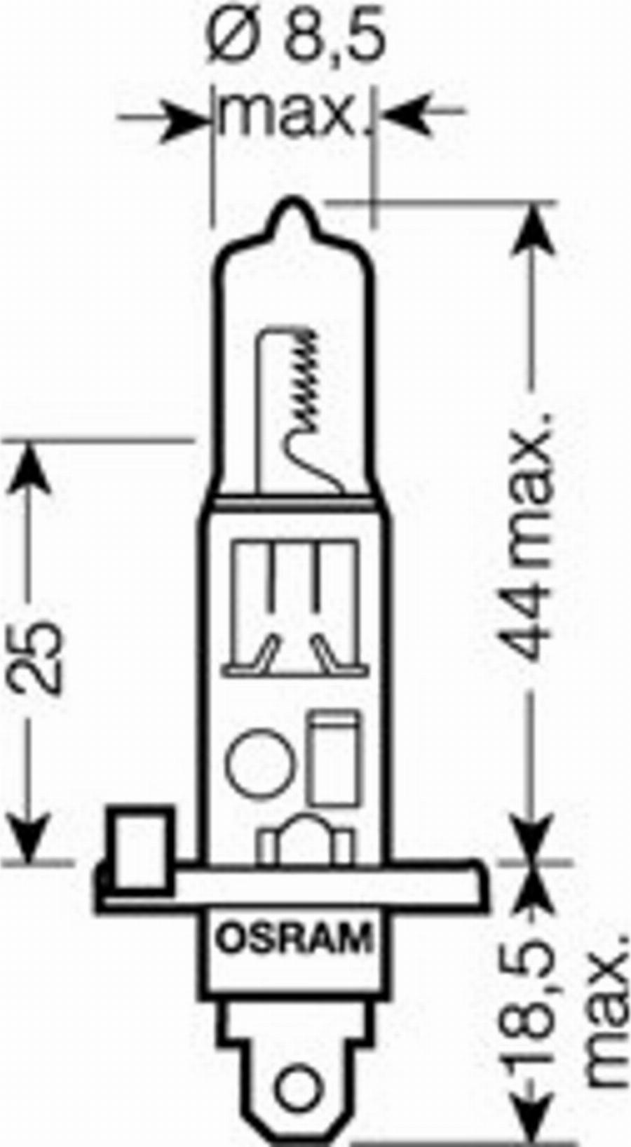 Osram 64152 - Лампа розжарювання, фара з авт. системою стабілізації autozip.com.ua