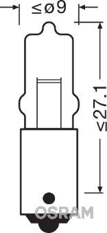OSRAM 64115 - Лампа розжарювання, Освітлення салону autozip.com.ua