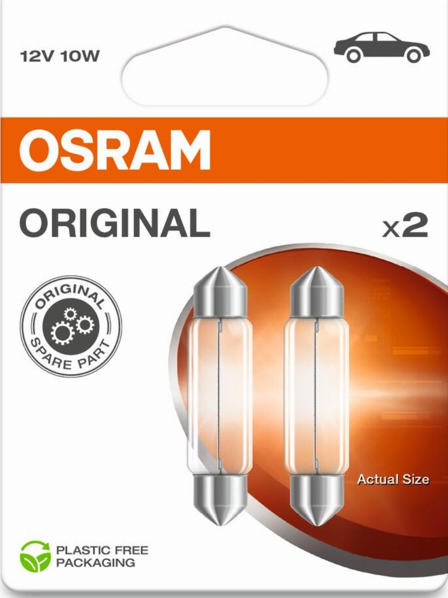 OSRAM 6411-2BL - Лампа розжарювання, Освітлення салону autozip.com.ua