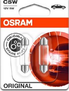 Osram 6418-02B - Лампа розжарювання, ліхтар освітлення номерного знака autozip.com.ua