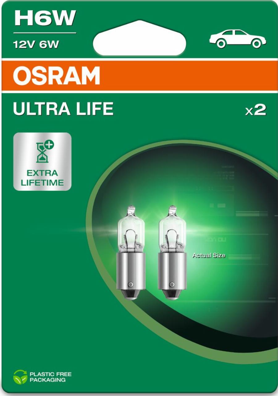 OSRAM 64132ULT-2BL - Лампа розжарювання, ліхтар покажчика повороту autozip.com.ua